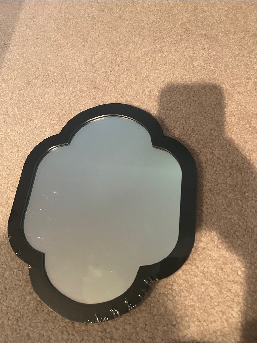 NWT target 2022 bullseye 12” black Curved mirror